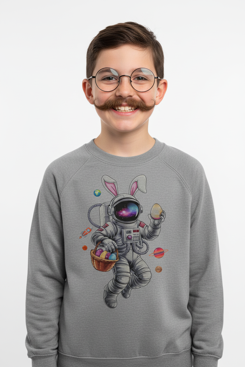 Astro Easter grey sweatshirt - corrected