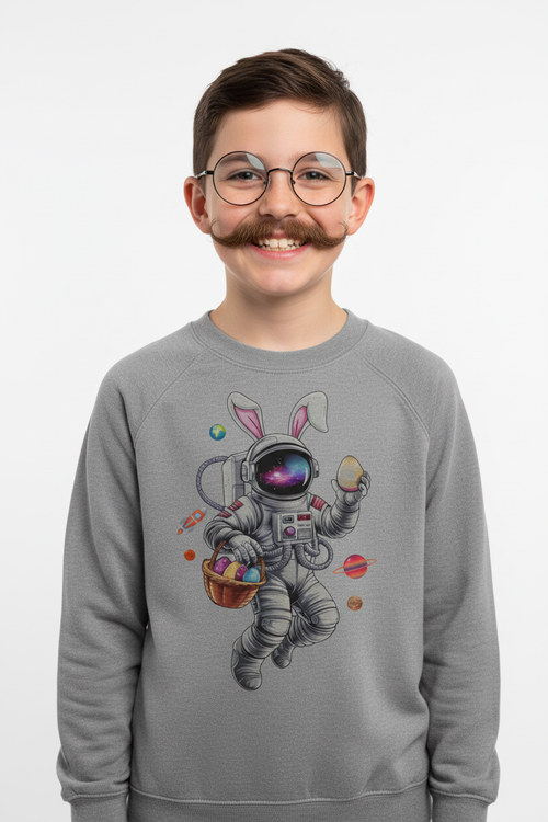 Astro Easter grey sweatshirt - corrected