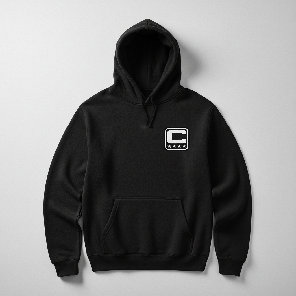 Captain Logo Left Chest Hoodie