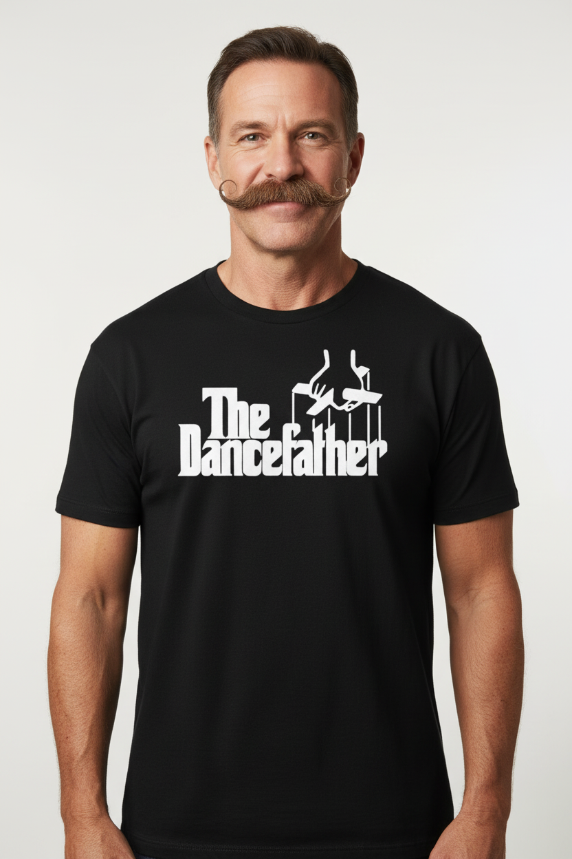 Dancefather black with mustache