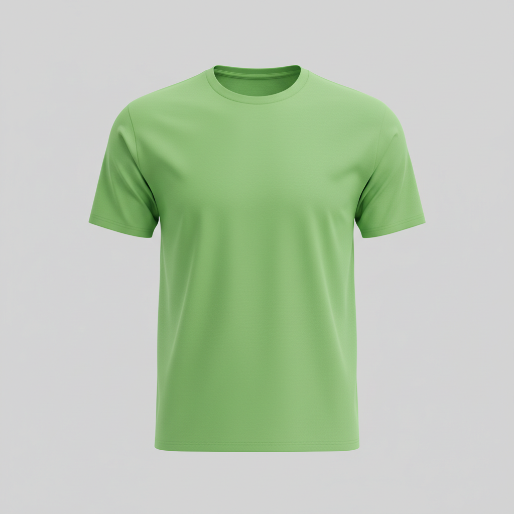Safety green crew neck t-shirt