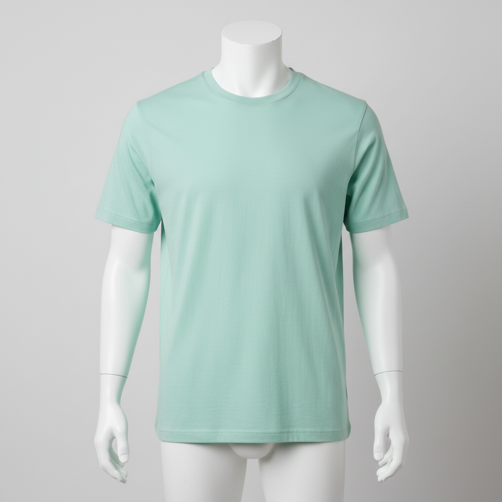 Mint green crew neck t-shirt