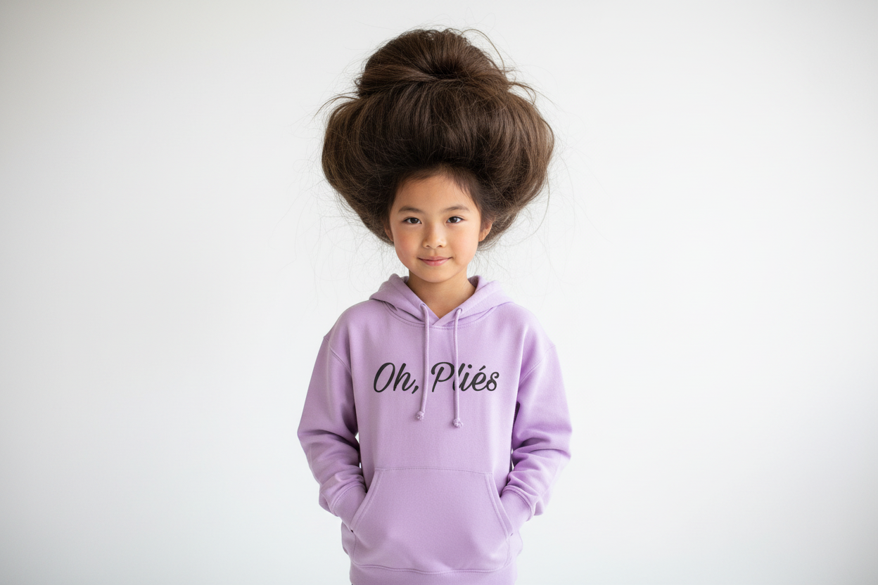 Lavender hoodie - 8yo Asian girl