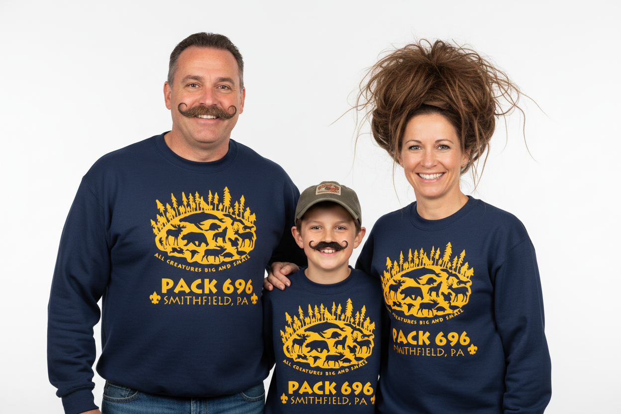 Pack 696 Family - Sweatshirts with MEGA BUN