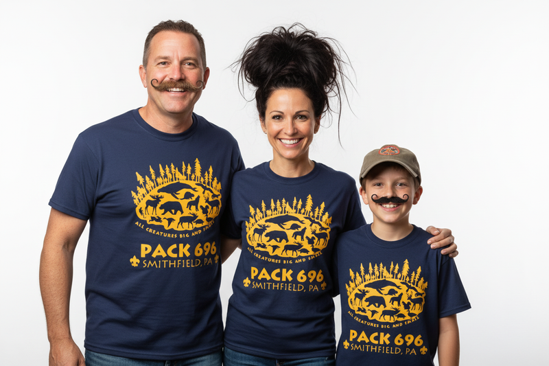 Pack 696 Family - T-shirts with MEGA BUN