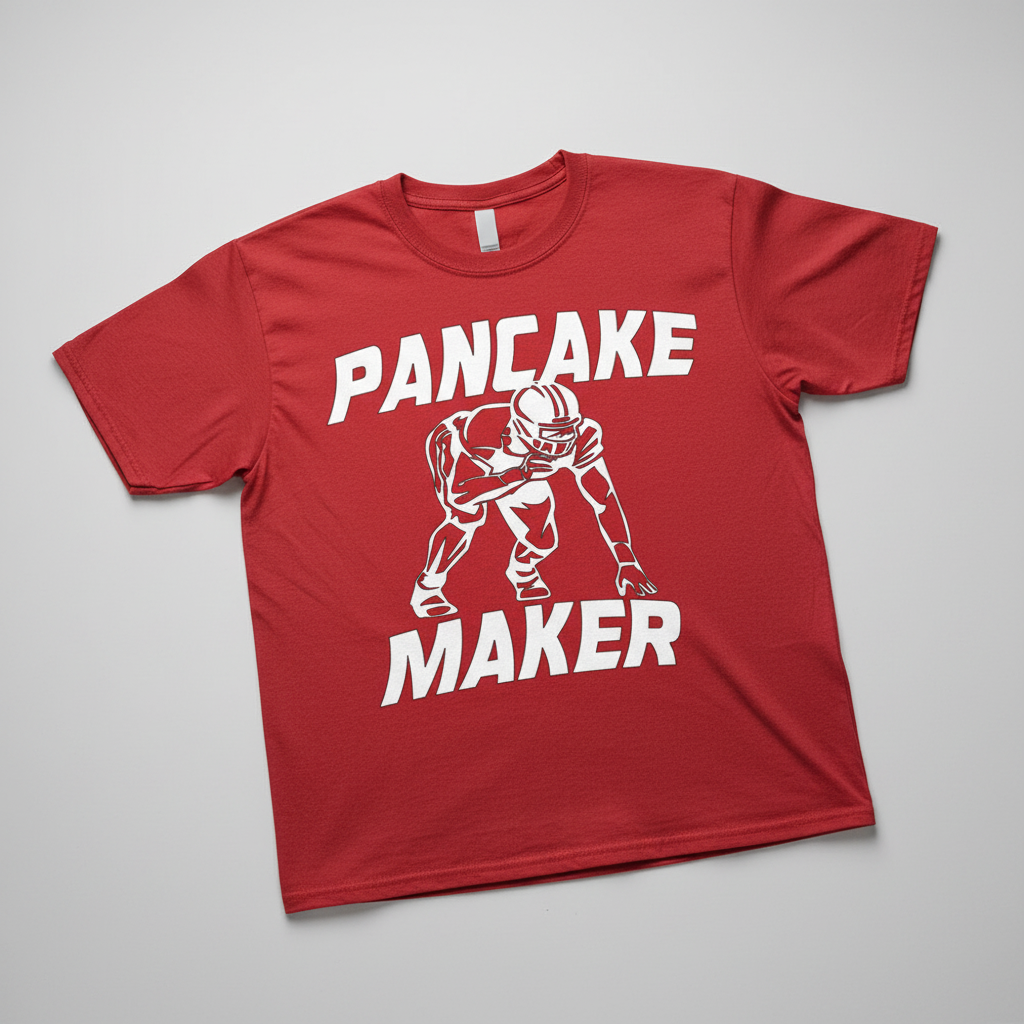 Pancake Maker Red Shirt No Background